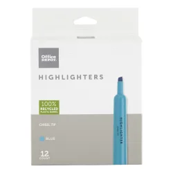 HIGHLIGHTER RCYCL 12PK BLUE
