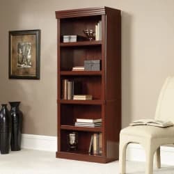 Sauder Heritage 5-Shelf Cherry