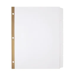 DIV OD WRITEON BIGTAB 5T WHITE