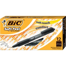 PEN RETRACTABLE SOFTFEEL BLACK