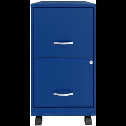 Realspace Mobile Cabinet, Blue