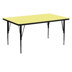 Flash Table Short Legs, Yellow