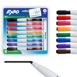 expo fn 8ct with eraser- asst