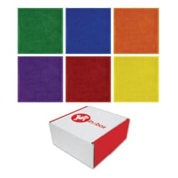 CARPET SQUARE NYLON ASSRT 24PK