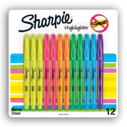 HIGHLIGHTER PCKT 12PK ASSORTED