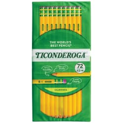 PENCIL #2 SOFT SHAR YELL 72PK