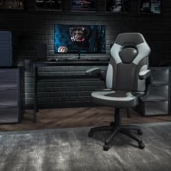 Flash X10 Gaming Chair, Gray/Black