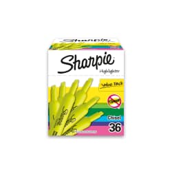 HIGHLIGHTER TANK 36PK YELLOW