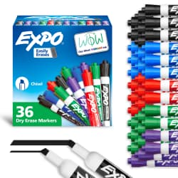 MARKER CHISEL 36PK ASST