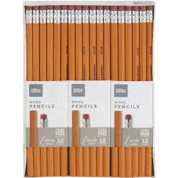 PENCIL WOODEN YELLOW 72PK