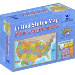 PUZZLE USA MAP 24X36 500PCS