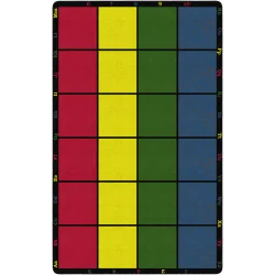 RUG REC 76X12 LEARNGRID PRIM