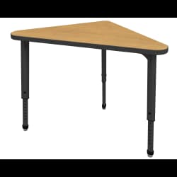 Marco Triangle Desk, Oak/Black