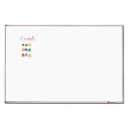 Quartet Whiteboard, Silver Frame