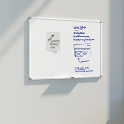 U Brands Porcelain Board, White