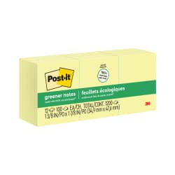 POST-IT PAD RECYCL 1 3/8X1 7/8