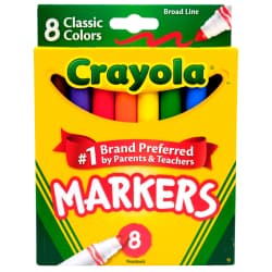 MARKER CLSC CRAYOLA 8PK ASTD