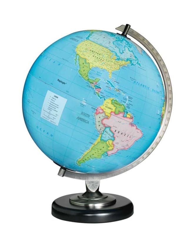 12" Day/Night Illuminated Globe
