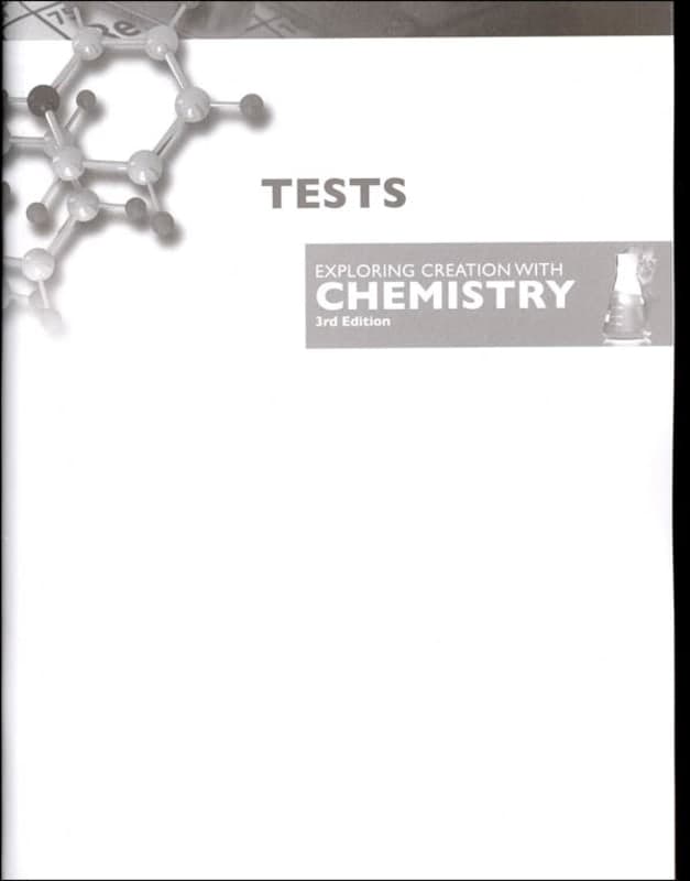 Exploring Creation with Chemistry Tests 3rd