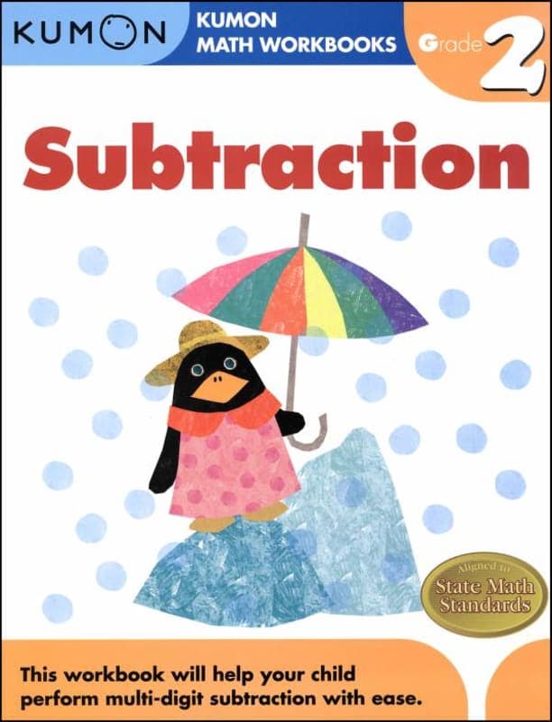 Kumon Subtraction Grade 2 Workbook