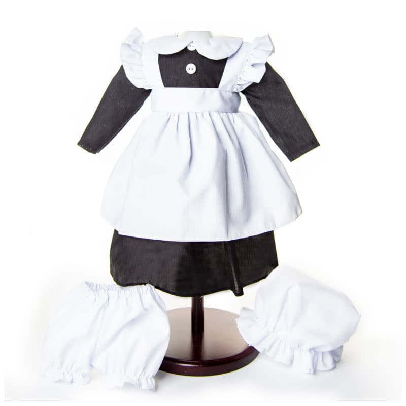1800's Skullery Maid Outfit Doll Clothes Fit 18"