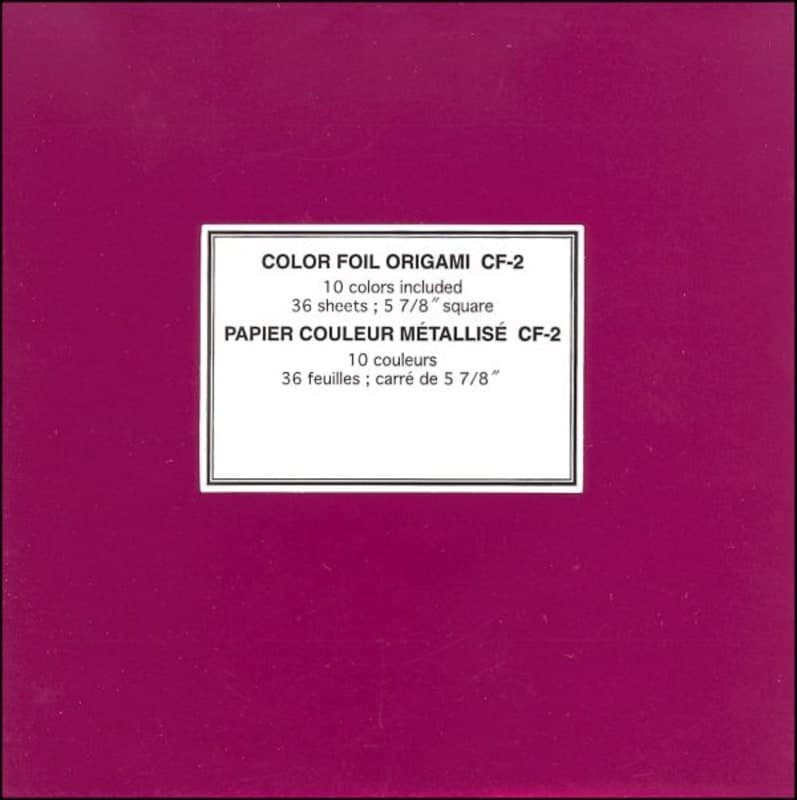 Origami Paper - Assorted Color Foil (5 7/8"