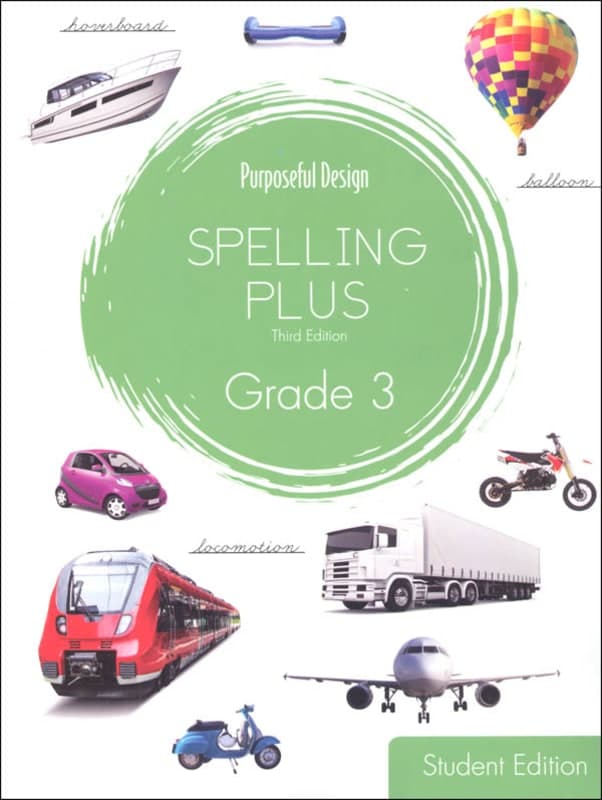 Purposeful Design Spelling Plus - Grade 3 Student
