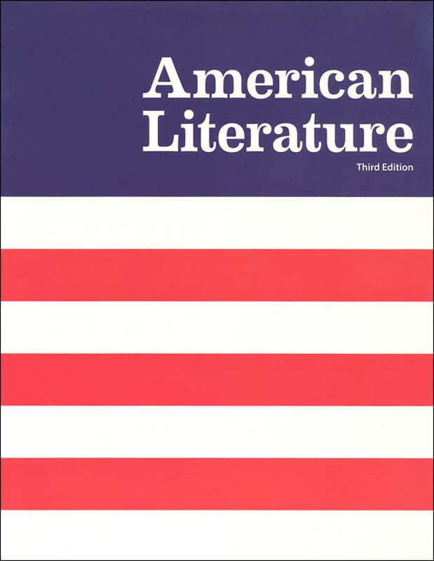 BJU Press American Literature Student Text 3rd