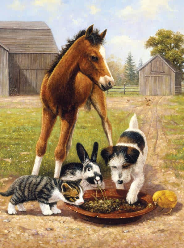 Painting By Numbers - Lunchtime With Friends
