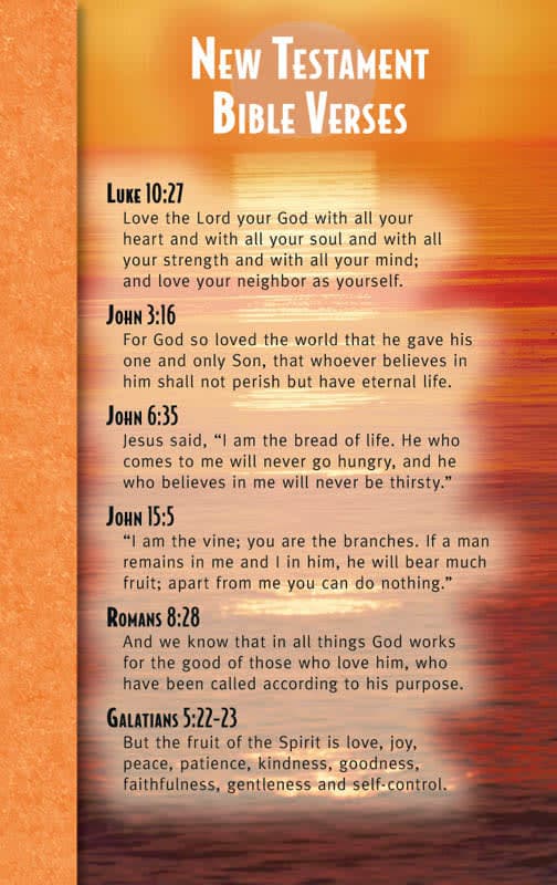 New Testament Bible Verses Mind & Heart Memory