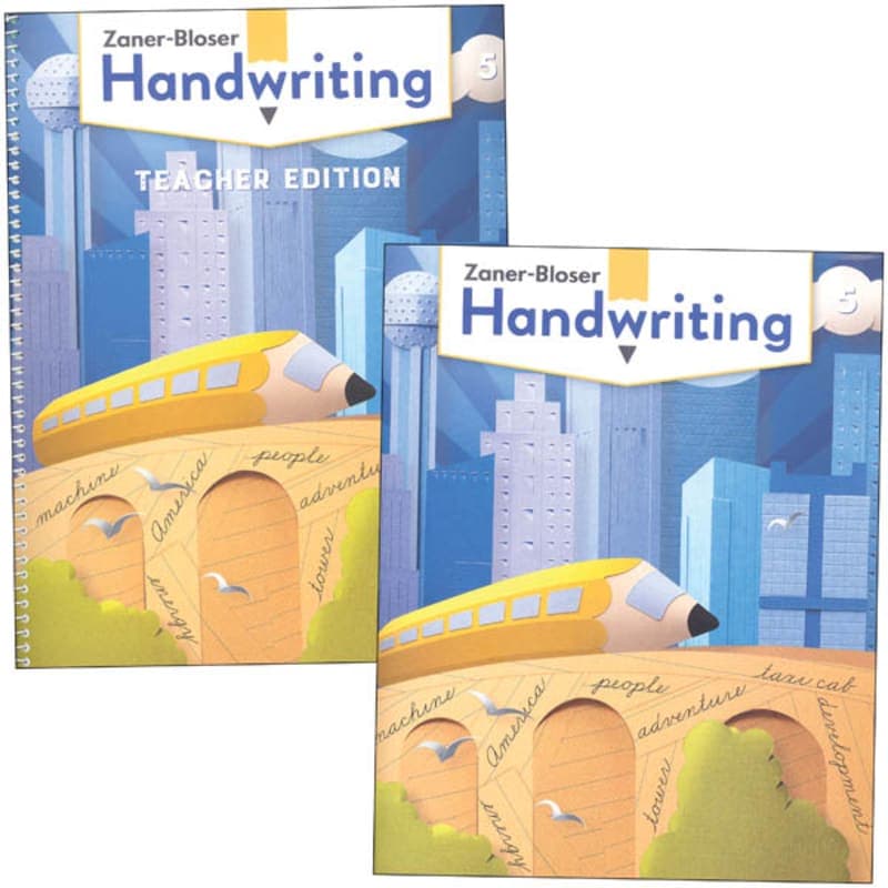 Zaner-Bloser Handwriting Grade 5 Home School