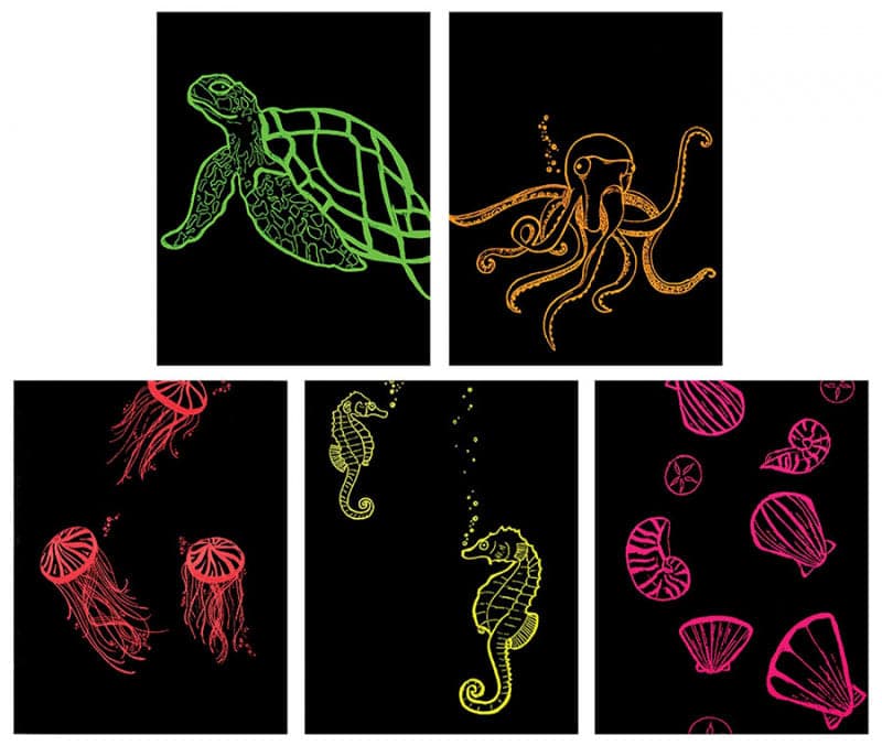 Now You See It! Art Paper - Fluorescent Flash (5