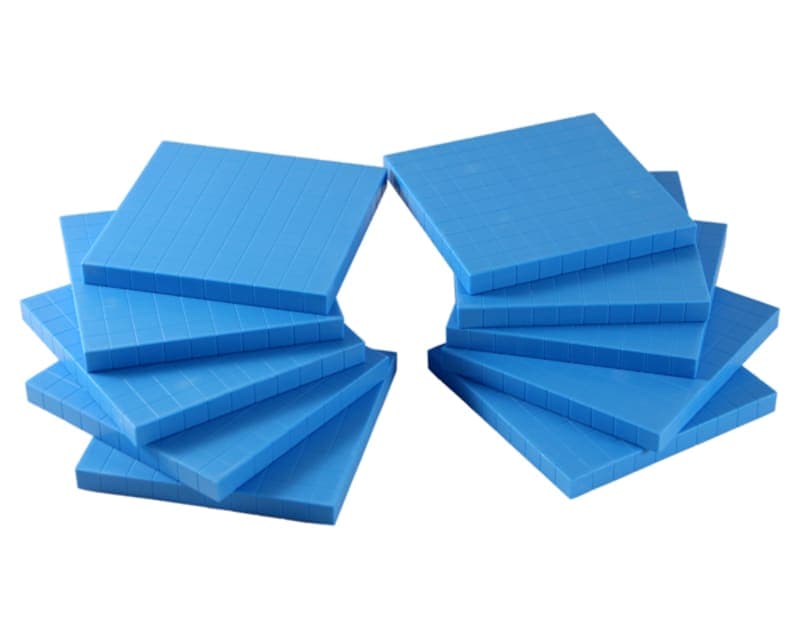 Base Ten Flats, set of 10