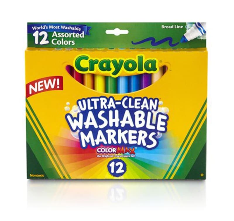 Crayola Ultra-Clean Washable Broad Line Markers