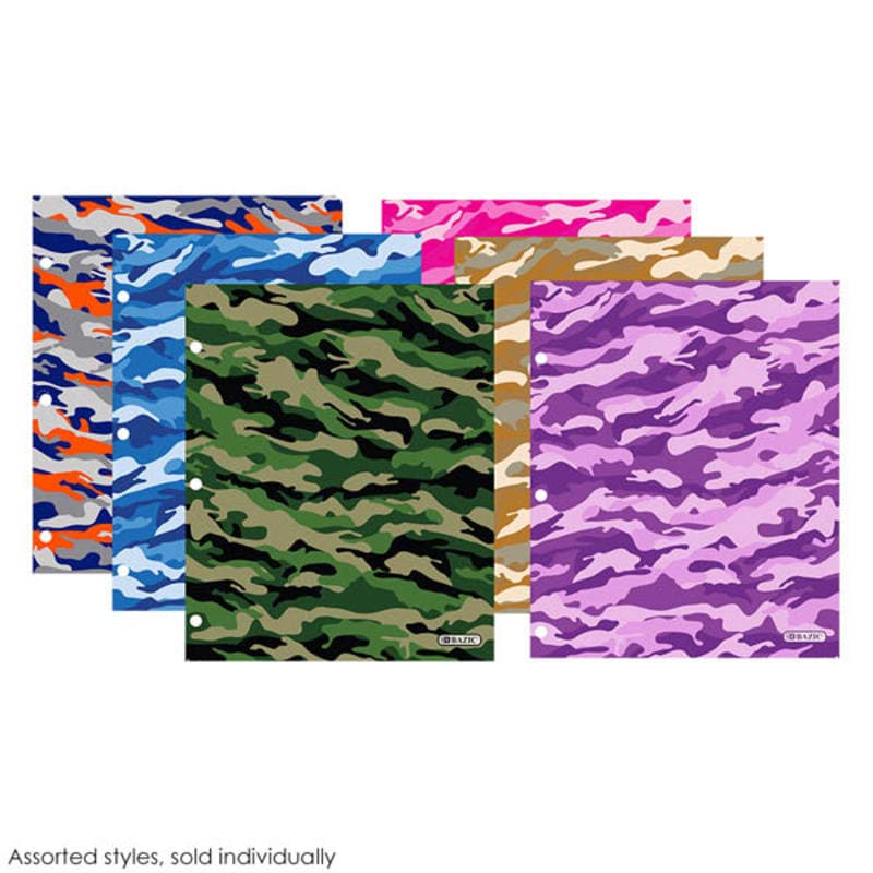 Two Pockets Portfolio - Camouflage (assorted