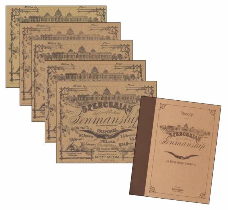 Theory Of Spencerian Penmanship Plus Five Copy