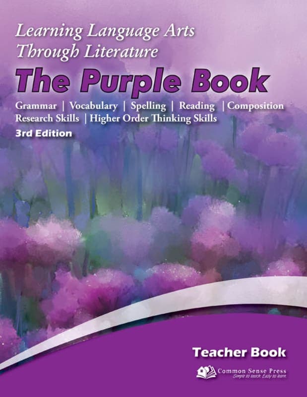Learning Language Arts Through Literature Purple