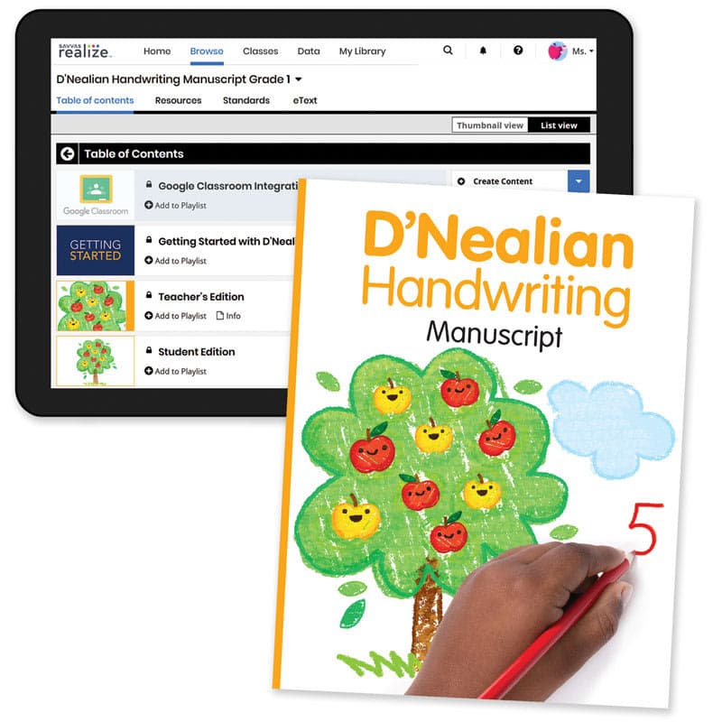 D'Nealian Handwriting 2022 Homeschool Bundle