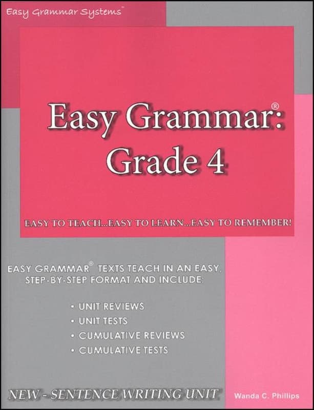 Easy Grammar Grade 4 Teacher Edition