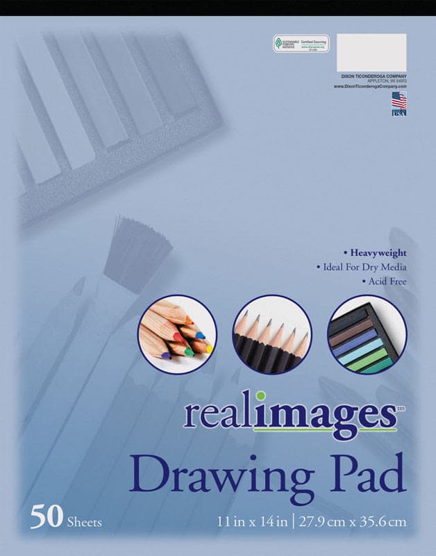 Real Images Drawing Pad 11" x 14" (50 sheets)