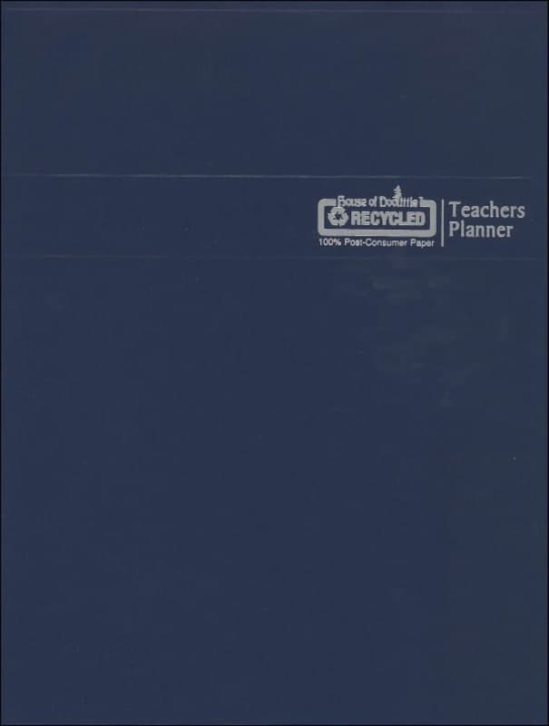 Teachers Planner - Blue Cover