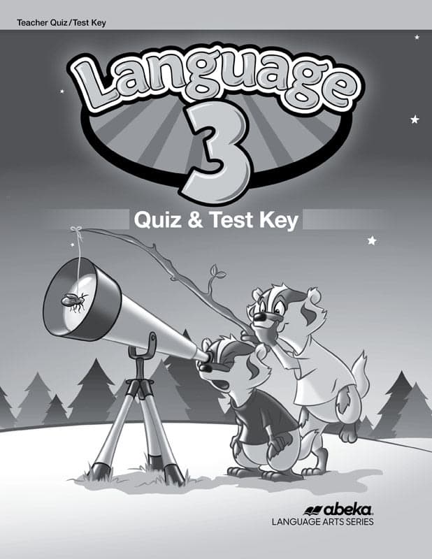 Abeka Language Arts 3 Quizzes/Tests Key (5th