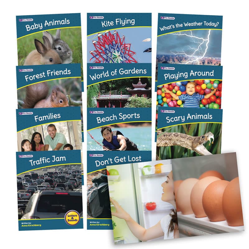 Decodable Readers: Letters & Sounds Phase 1 Set 2