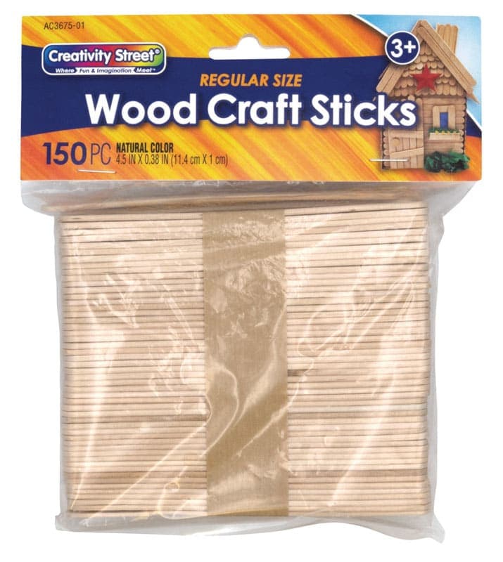 Craft Sticks - 150 4.5" Natural