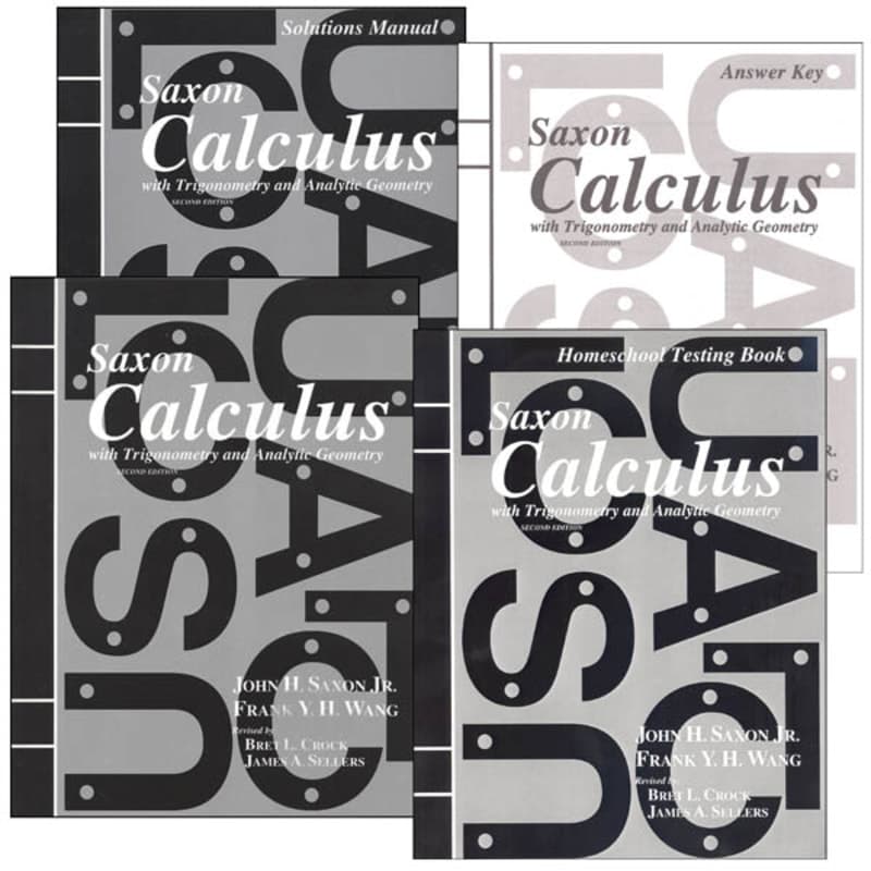 Saxon Calculus Homeschool Kit with Solutions