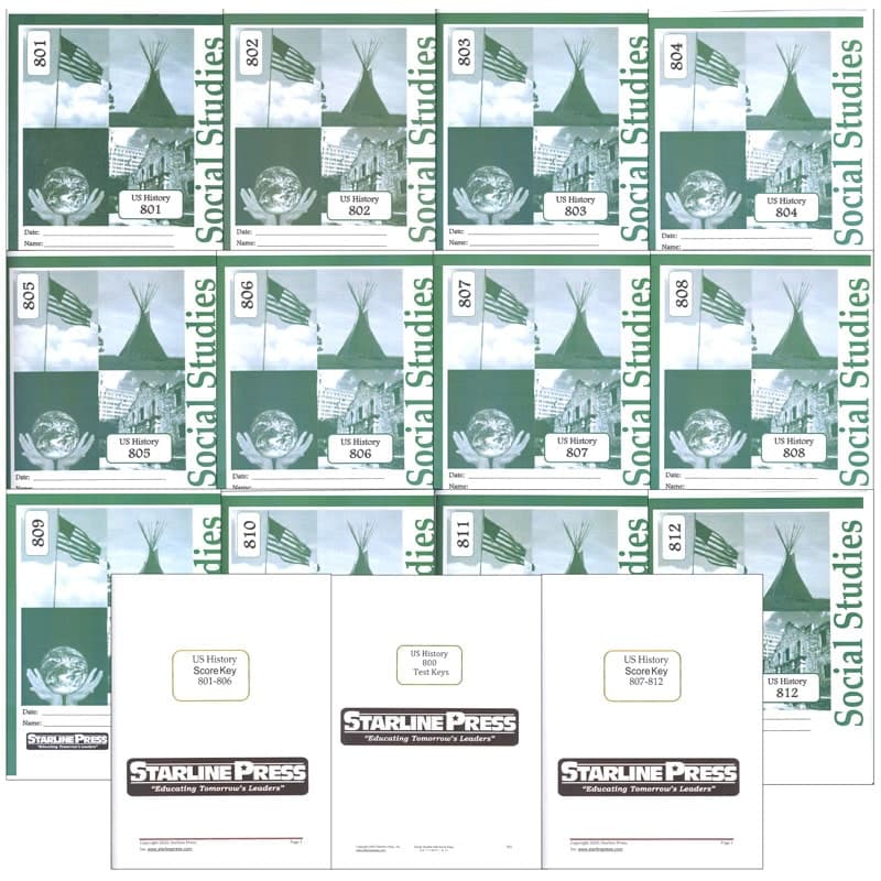 Starline Press US History 8th Grade Set