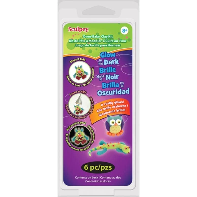 Sculpey Bake Shop Glow-in-the-Dark (6 colors)