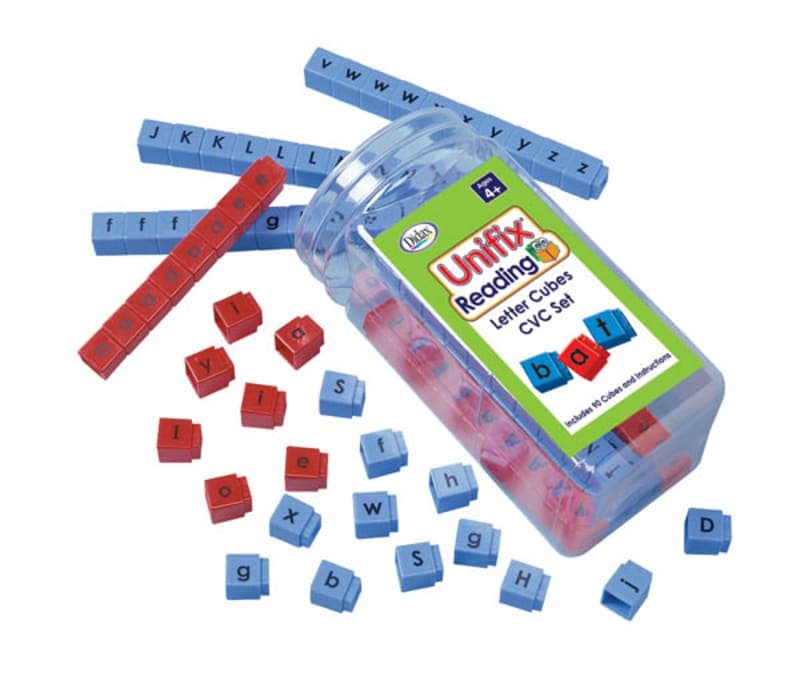 Unifix Reading Cubes (Consonant-Vowel-Consonant)