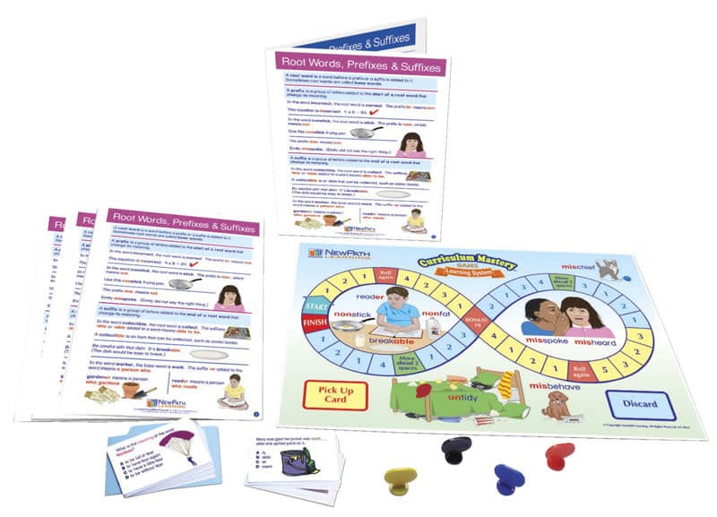 Root Words, Prefixes, Suffixes Learning Center