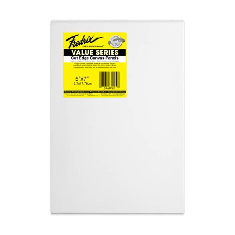 Value Series White Cut Edge Canvas Panel 5" x 7"